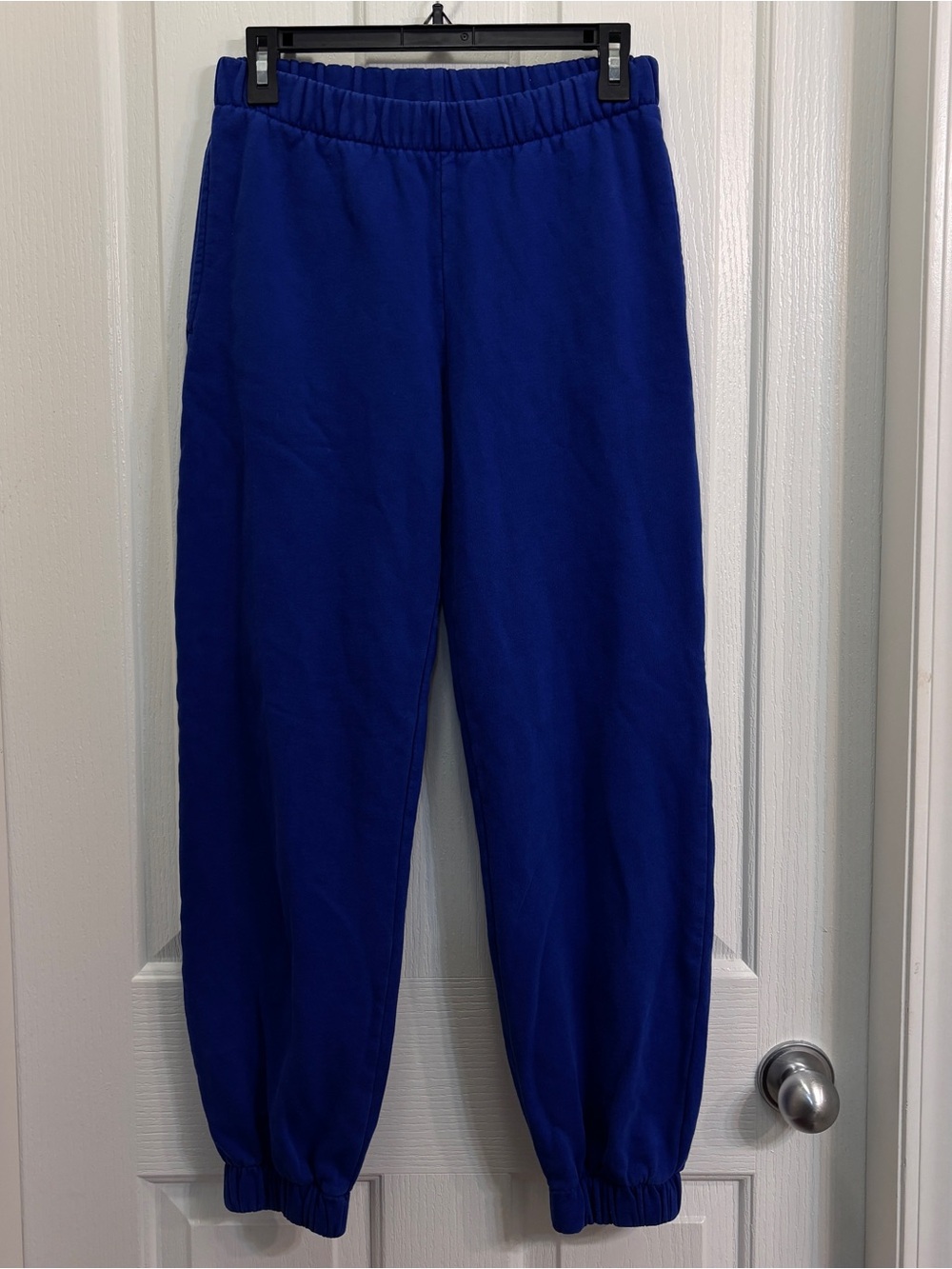 Brandy Melville Blue Elastic Waist Jogger Pants